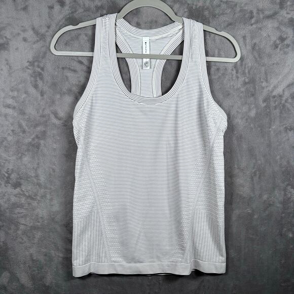 Athleta Racerback Striped Tank Top Small | Workout Activewear - Picture 1 of 4